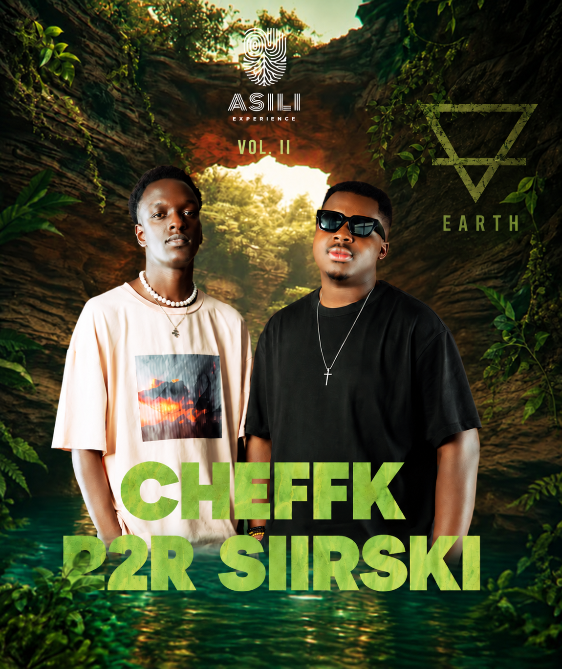 Cheff K B2B Siirski representing earth for ASILI Experience Vol. II
