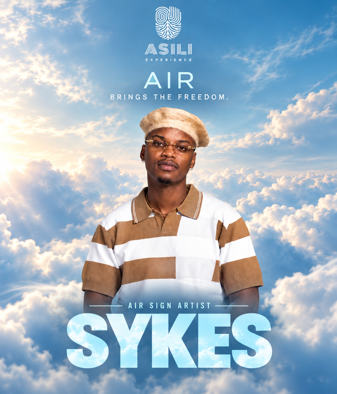 Sykes representing air for ASILI Experience Vol. II